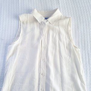 Everlane Ivory Silk Top